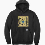 Brazosport Christian Eagles Carhartt Men's Midweight Hooded Sweatshirt Front Thumbnail