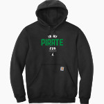 VERNDALE HIGH SCHOOL PIRATES <span class="pdp-name-mascot">VERNDALE PIRATES</span> Carhartt Men's Midweight Hooded Sweatshirt Front Thumbnail