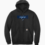 WILLOWS ACADEMY Eagles <span class="pdp-name-mascot">Willows Eagles</span> Carhartt Men's Midweight Hooded Sweatshirt Front Thumbnail