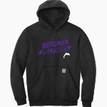 Bergman Dolphins <span class="pdp-name-mascot">Frank V. Bergman Elementary Dolphins</span> Carhartt Men's Midweight Hooded Sweatshirt Front Thumbnail
