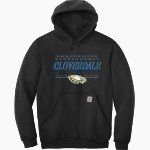CLOVERDALE HIGH SCHOOL EAGLES Carhartt Men's Midweight Hooded Sweatshirt Front Thumbnail