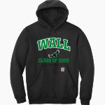 WALL HIGH SCHOOL HAWKS <span class="pdp-name-mascot">WALL HAWKS</span> Carhartt Men's Midweight Hooded Sweatshirt Front Thumbnail