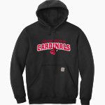 Central Decatur Cardinals Carhartt Men's Midweight Hooded Sweatshirt Front Thumbnail