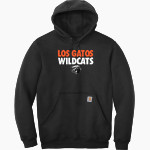 LOS GATOS HIGH SCHOOL WILDCATS <span class="pdp-name-mascot">LOS GATOS WILDCATS</span> Carhartt Men's Midweight Hooded Sweatshirt Front Thumbnail