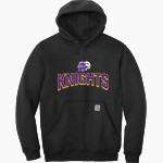 Apple Valley Knights Carhartt Men's Midweight Hooded Sweatshirt Front Thumbnail