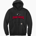 NRHEG Panthers Carhartt Men's Midweight Hooded Sweatshirt Front Thumbnail