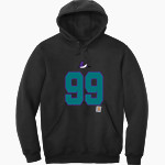 Emerald Coast Stingrays <span class="pdp-name-mascot">Emerald Coast Stingrays</span> Carhartt Men's Midweight Hooded Sweatshirt Front Thumbnail
