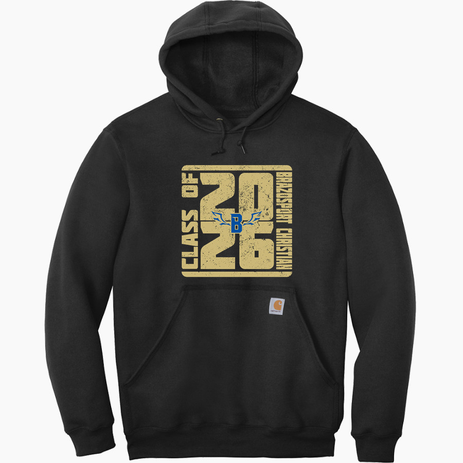 Brazosport Christian Eagles Carhartt Men's Midweight Hooded Sweatshirt