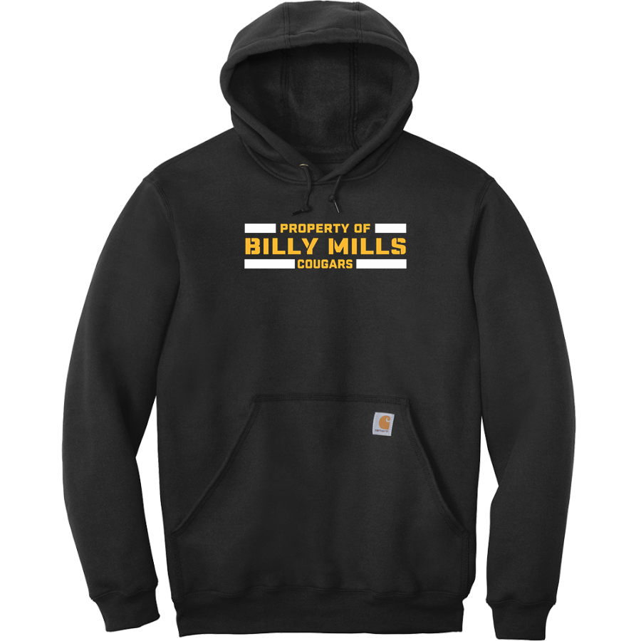 Billy Mills Cougars <span class="pdp-name-mascot">Billy Mills Cougars</span> Carhartt Men's Midweight Hooded Sweatshirt