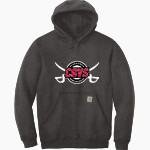 Clackamas Cavaliers Carhartt Men's Midweight Hooded Sweatshirt Front Thumbnail