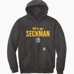 SECKMAN JAGUARS SIDELINE STORE Carhartt Men's Midweight Hooded Sweatshirt Front Thumbnail