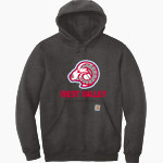West Valley Rams Online Store <span class="pdp-name-mascot">West Valley Rams</span> Carhartt Men's Midweight Hooded Sweatshirt Front Thumbnail