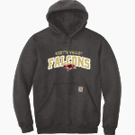 Scotts Valley Falcons Carhartt Men's Midweight Hooded Sweatshirt Front Thumbnail