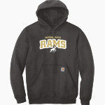 HIGHLAND HIGH SCHOOL RAMS <span class="pdp-name-mascot">HIGHLAND RAMS</span> Carhartt Men's Midweight Hooded Sweatshirt Front Thumbnail