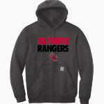 Olympic College Official Store of the Rangers <span class="pdp-name-mascot">Olympic College Rangers</span> Carhartt Men's Midweight Hooded Sweatshirt Front Thumbnail