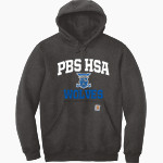 PBS HSA Wolves Carhartt Men's Midweight Hooded Sweatshirt Front Thumbnail