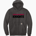 Covenant Prep Christian Knights Carhartt Men's Midweight Hooded Sweatshirt Front Thumbnail