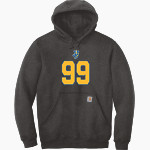 Greenfield Central Cougars Online Store <span class="pdp-name-mascot">Greenfield-Central Cougars</span> Carhartt Men's Midweight Hooded Sweatshirt Front Thumbnail