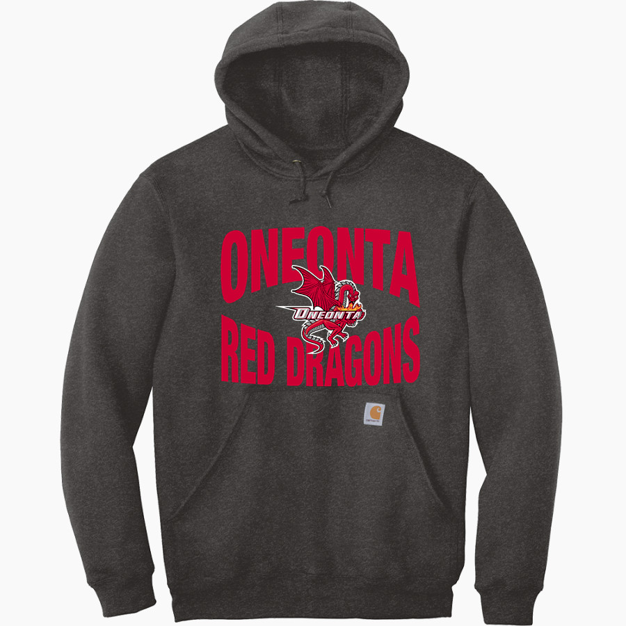 ONEONTA RED DRAGONS Carhartt Men's Midweight Hooded Sweatshirt
