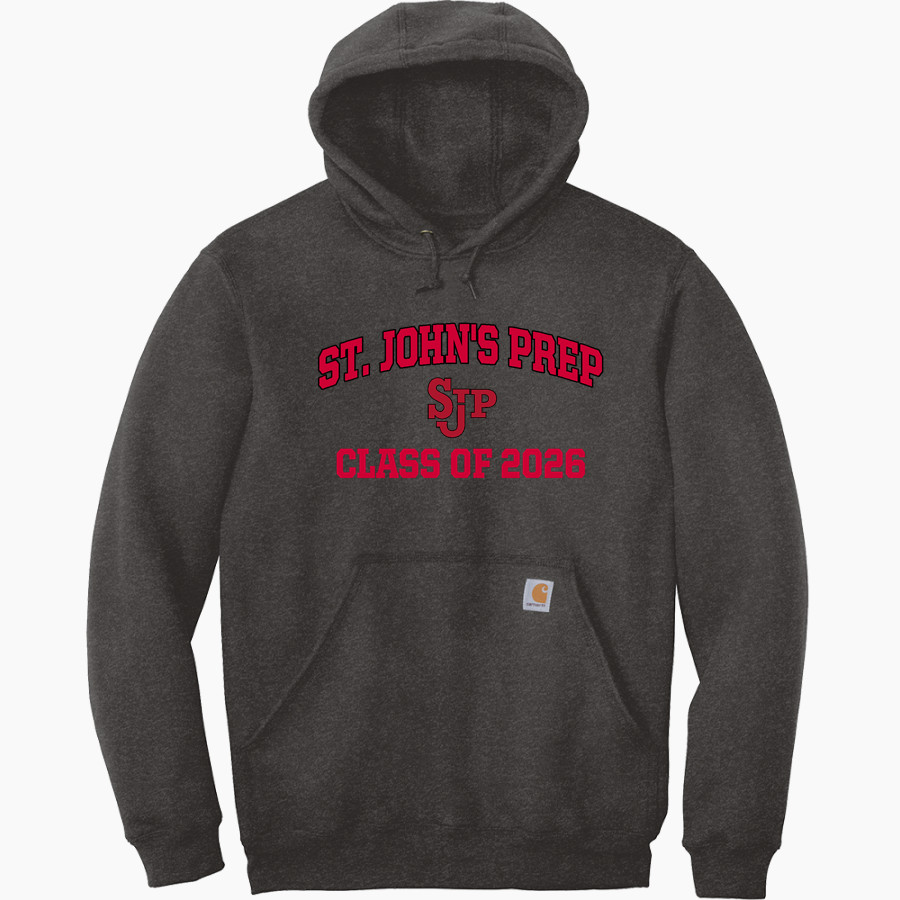 St. John's Prep Red Storm Carhartt Men's Midweight Hooded Sweatshirt