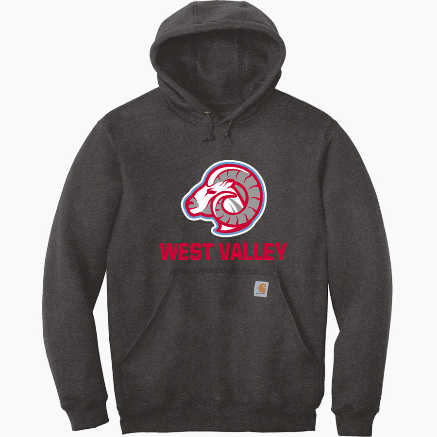 West Valley Rams Online Store <span class="pdp-name-mascot">West Valley Rams</span> Carhartt Men's Midweight Hooded Sweatshirt
