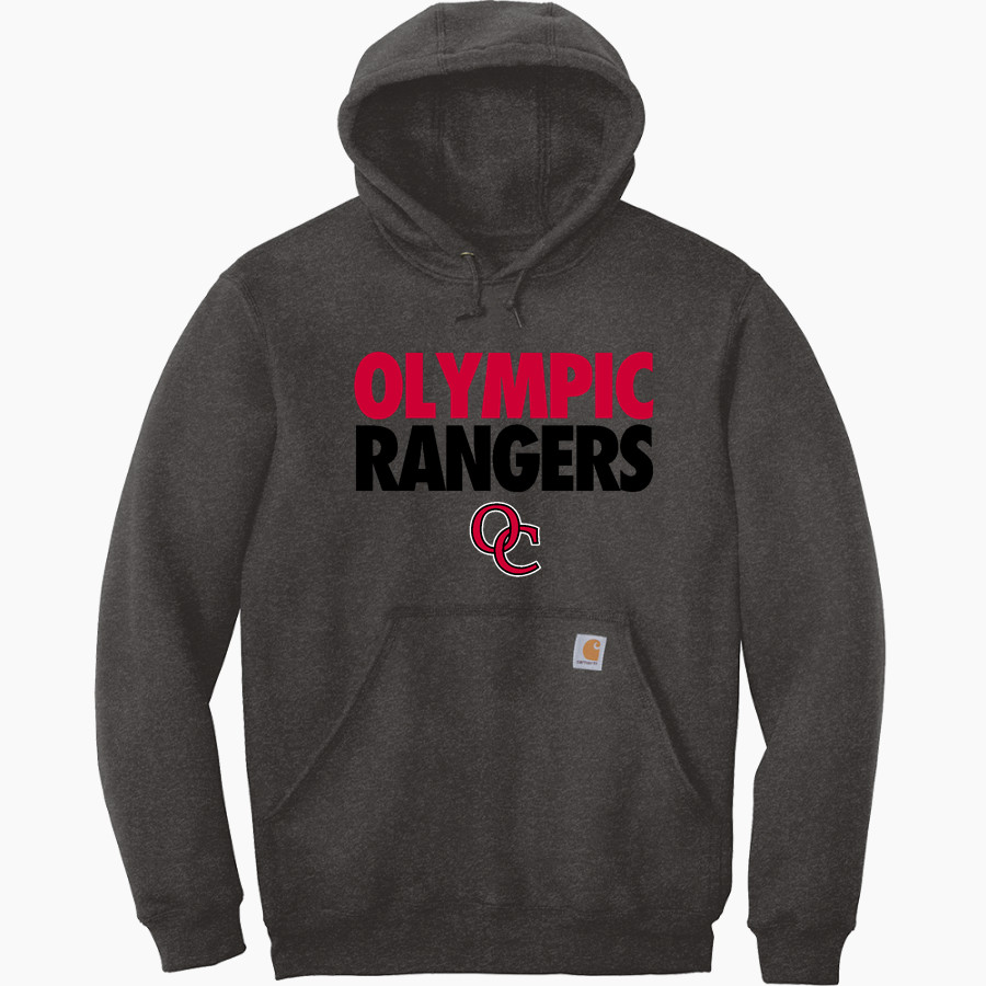 Olympic College Official Store of the Rangers <span class="pdp-name-mascot">Olympic College Rangers</span> Carhartt Men's Midweight Hooded Sweatshirt