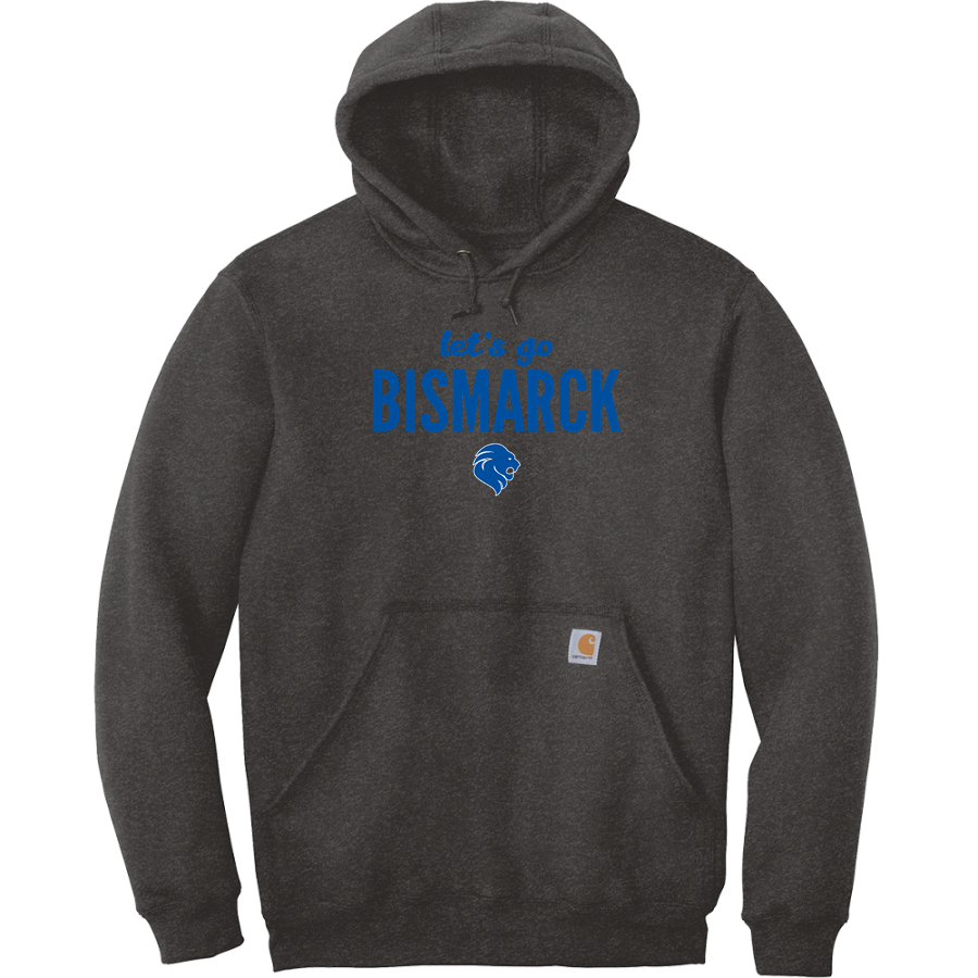 BISMARCK HIGH SCHOOL LIONS <span class="pdp-name-mascot">BISMARCK LIONS</span> Carhartt Men's Midweight Hooded Sweatshirt