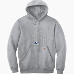 Moravian University Greyhounds <span class="pdp-name-mascot">Moravian University Greyhounds</span> Carhartt Men's Midweight Hooded Sweatshirt Front Thumbnail