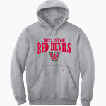 WILLISTON HIGH SCHOOL RED DEVILS Carhartt Men's Midweight Hooded Sweatshirt Front Thumbnail