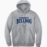 Oakridge Bulldog <span class="pdp-name-mascot">Oakridge Bulldog</span> Carhartt Men's Midweight Hooded Sweatshirt Front Thumbnail
