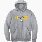 Northwest University Eagles Online Store Carhartt Men's Midweight Hooded Sweatshirt Front Thumbnail