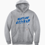 HEARTLAND CHRISTIAN ACADEMY EAGLES <span class="pdp-name-mascot">HEARTLAND EAGLES</span> Carhartt Men's Midweight Hooded Sweatshirt Front Thumbnail