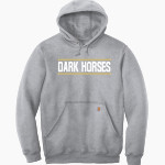 Clinton Dark Horses <span class="pdp-name-mascot">Clinton Dark Horses</span> Carhartt Men's Midweight Hooded Sweatshirt Front Thumbnail