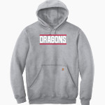 MSUM Dragons <span class="pdp-name-mascot">MSUM Dragons</span> Carhartt Men's Midweight Hooded Sweatshirt Front Thumbnail