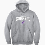 Cornell Rams Carhartt Men's Midweight Hooded Sweatshirt Front Thumbnail