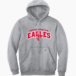 Jupiter Christian Eagles Carhartt Men's Midweight Hooded Sweatshirt Front Thumbnail