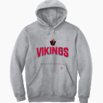 AMUNDSEN HIGH SCHOOL VIKINGS <span class="pdp-name-mascot">AMUNDSEN VIKINGS</span> Carhartt Men's Midweight Hooded Sweatshirt Front Thumbnail