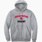 Harvard-Westlake The Official Online Store Carhartt Men's Midweight Hooded Sweatshirt Front Thumbnail