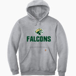 Saint Stephen's Falcons Carhartt Men's Midweight Hooded Sweatshirt Front Thumbnail