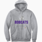 HYDRO-EAKLY HIGH SCHOOL BOBCATS Carhartt Men's Midweight Hooded Sweatshirt Front Thumbnail