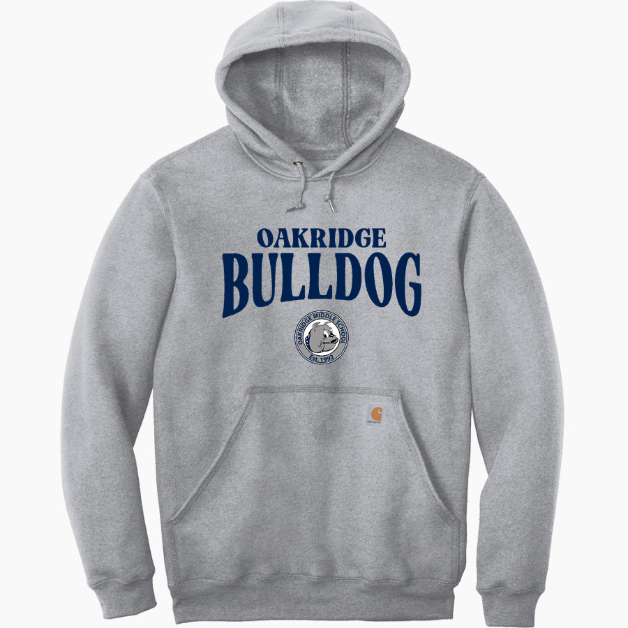 Oakridge Bulldog <span class="pdp-name-mascot">Oakridge Bulldog</span> Carhartt Men's Midweight Hooded Sweatshirt