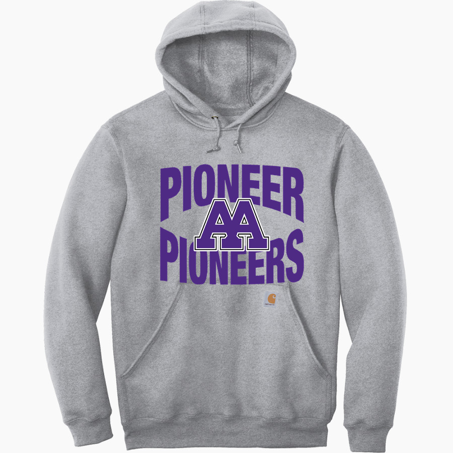 PIONEER HIGH SCHOOL PIONEERS Carhartt Men's Midweight Hooded Sweatshirt