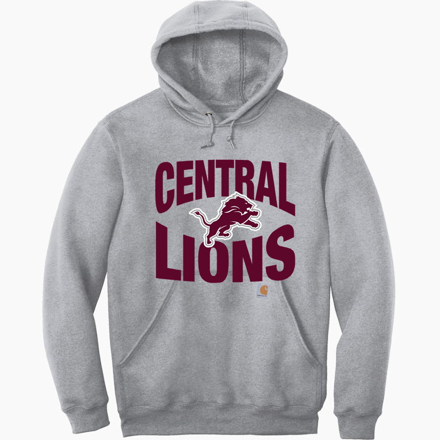 CARROLL CO CENTRAL HIGH SCHOOL LIONS Carhartt Men's Midweight Hooded Sweatshirt