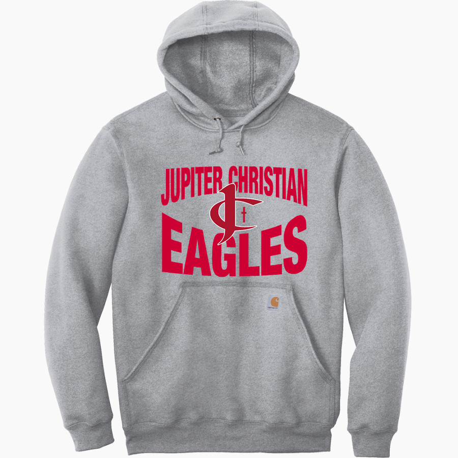 Jupiter Christian Eagles Carhartt Men's Midweight Hooded Sweatshirt