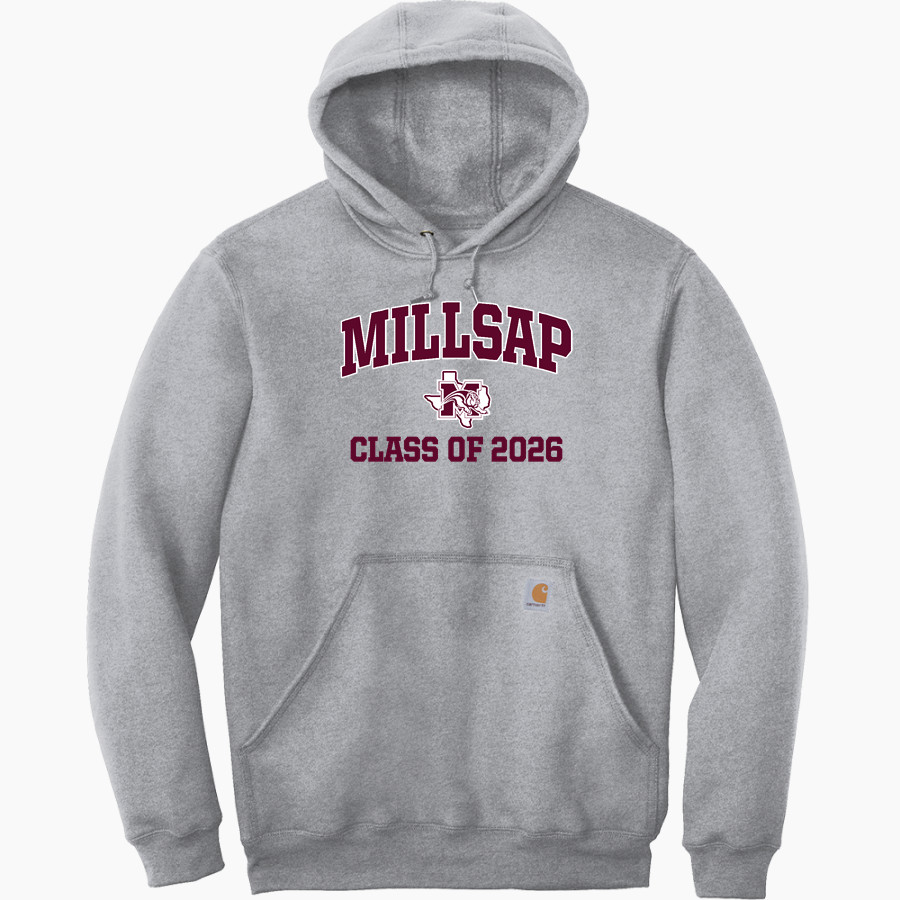 MILLSAP HIGH SCHOOL BULLDOGS <span class="pdp-name-mascot">MILLSAP BULLDOGS</span> Carhartt Men's Midweight Hooded Sweatshirt