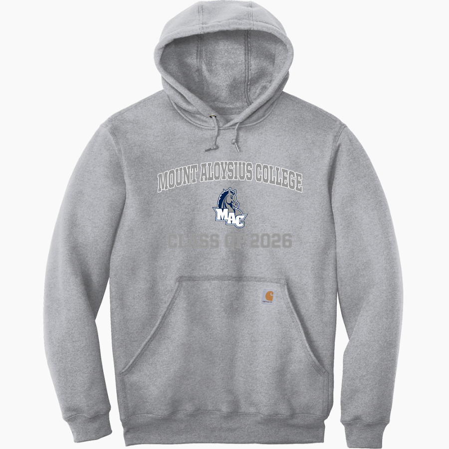 Mount Aloysius College Mounties Carhartt Men's Midweight Hooded Sweatshirt
