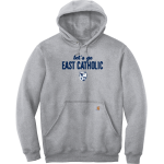 EAST CATHOLIC EAGLES ONLINE STORE <span class="pdp-name-mascot">EAST EAGLES</span> Carhartt Men's Midweight Hooded Sweatshirt Front Thumbnail