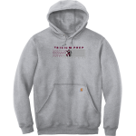 TRIVIUM PREPARATORY ACADEMY Knights <span class="pdp-name-mascot">Trivium Prep Knights</span> Carhartt Men's Midweight Hooded Sweatshirt Front Thumbnail