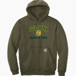 West Linn Lions <span class="pdp-name-mascot">West Linn Lions</span> Carhartt Men's Midweight Hooded Sweatshirt Front Thumbnail