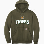Westridge Tigers <span class="pdp-name-mascot">Westridge Tigers</span> Carhartt Men's Midweight Hooded Sweatshirt Front Thumbnail
